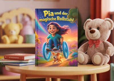 Pia und der magische Rollstuhl Taschenbuch mit Hörbuch